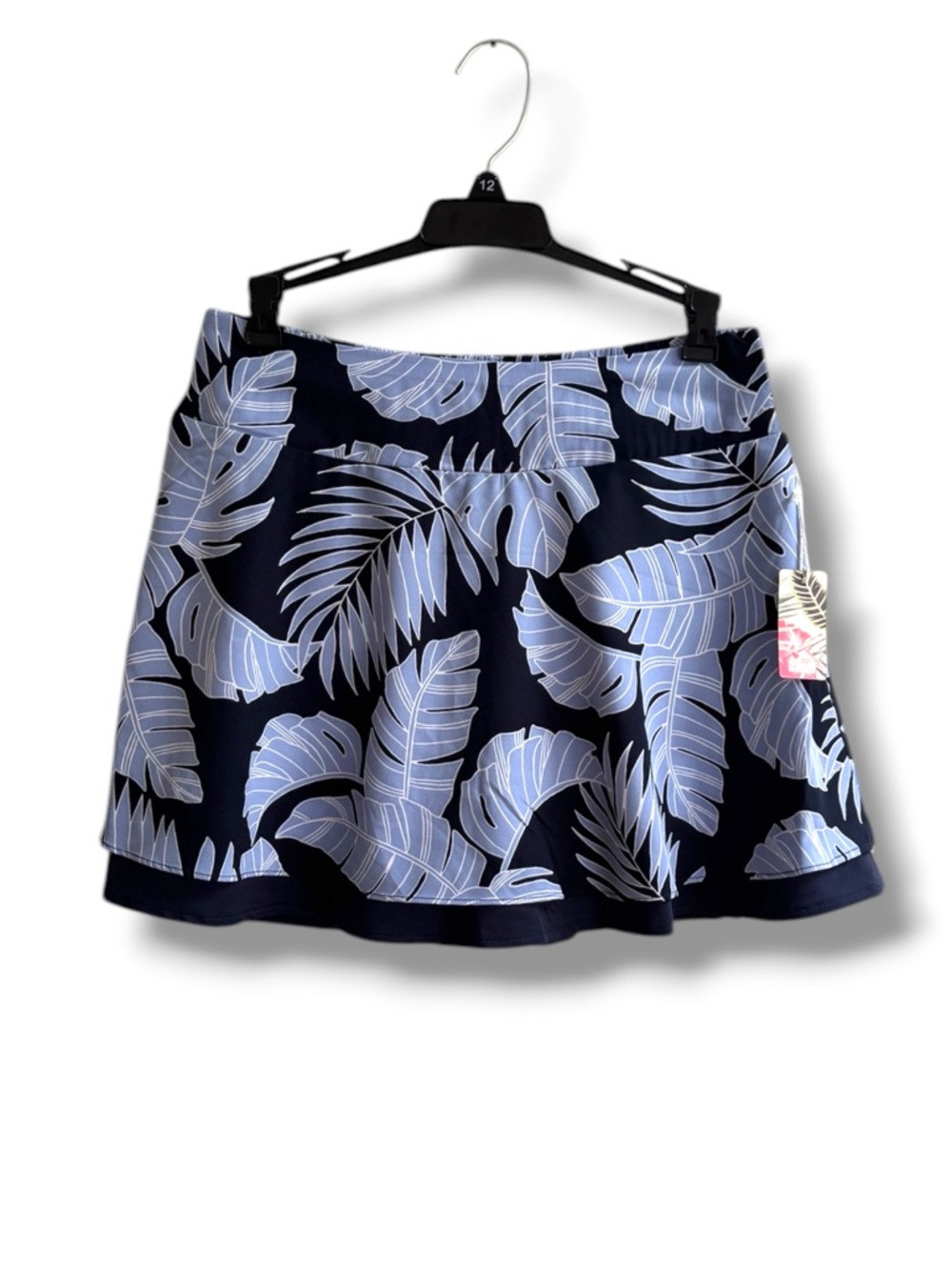 Tommy Bahama Double Layer Tropical Leaf Print Skirt
